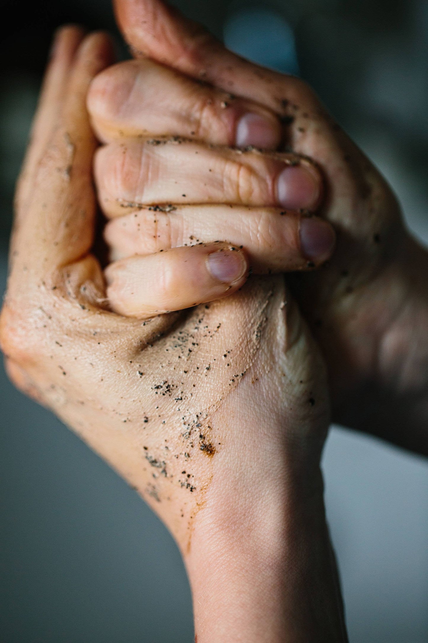 Raw coffee hand scrub + wash (120 ml.) - from coffee grounds