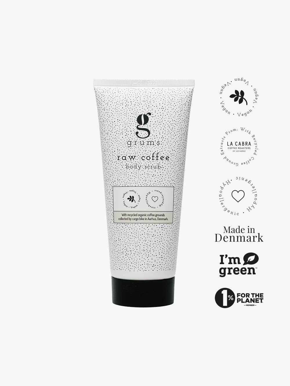 Raw coffee body scrub (200 ml.) - made from upcycled coffee