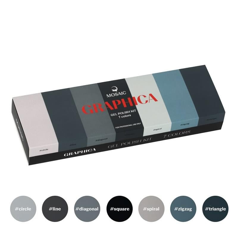 Mosaic gel polish Graphica kit