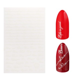 Nail art tarra R185 White