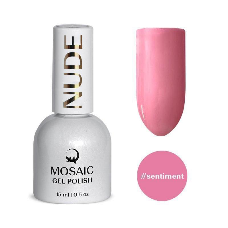 Mosaic gel polish NUDE #sentiment