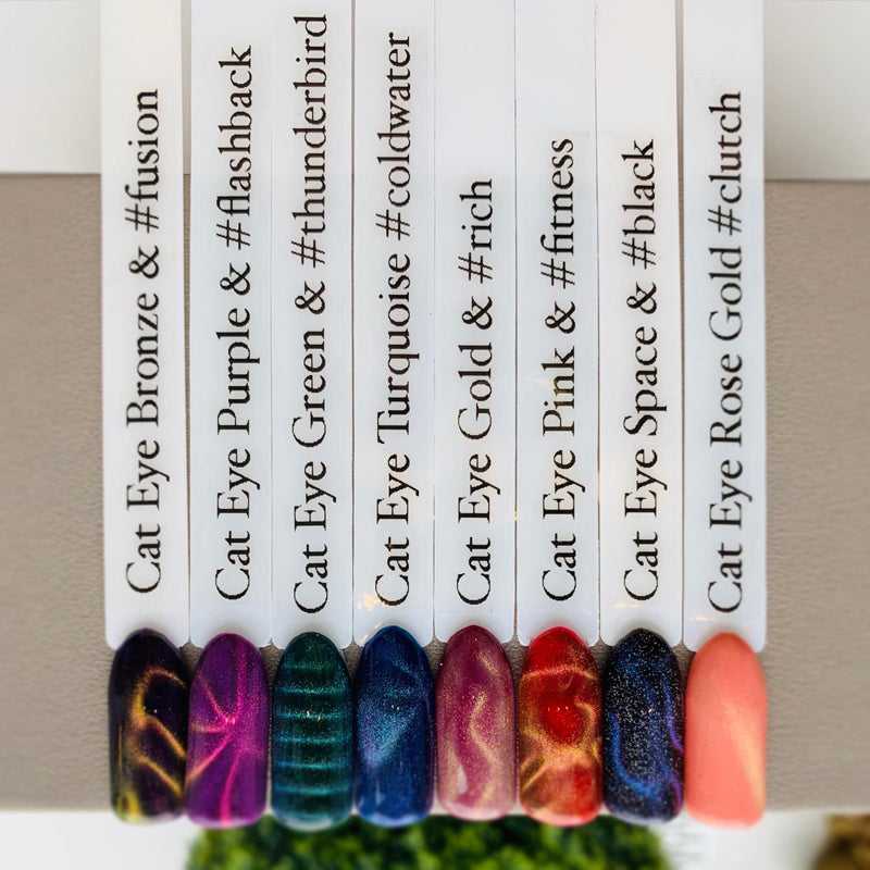 Mosaic gel polish CAT EYE Turquoise