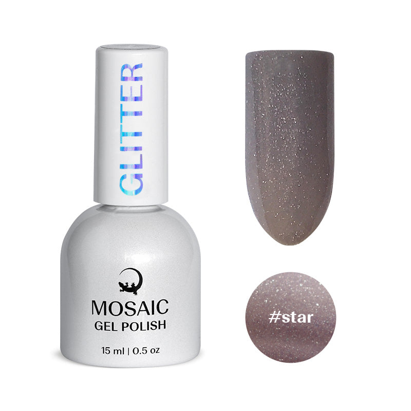 Mosaic gel polish GLITTER #star