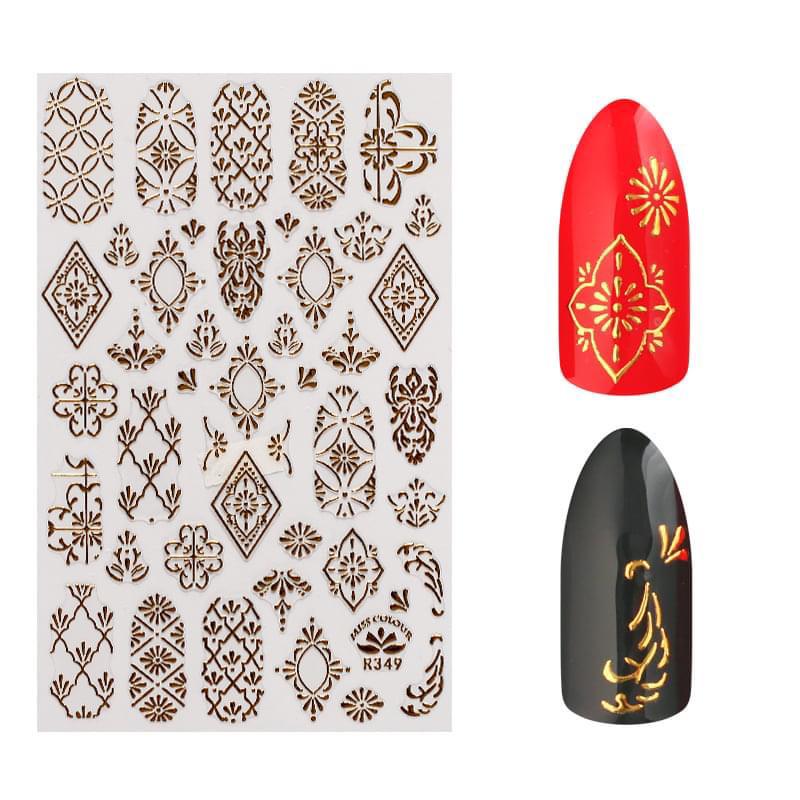 Nail art tarra R349 Gold