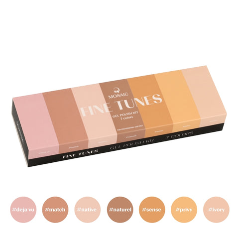 Mosaic gel polish Fine tunes kit