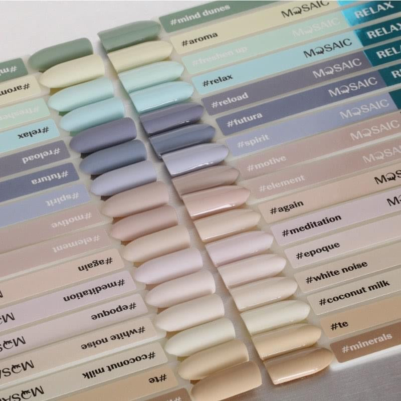 Mosaic Gel Polish RELAX #meditation