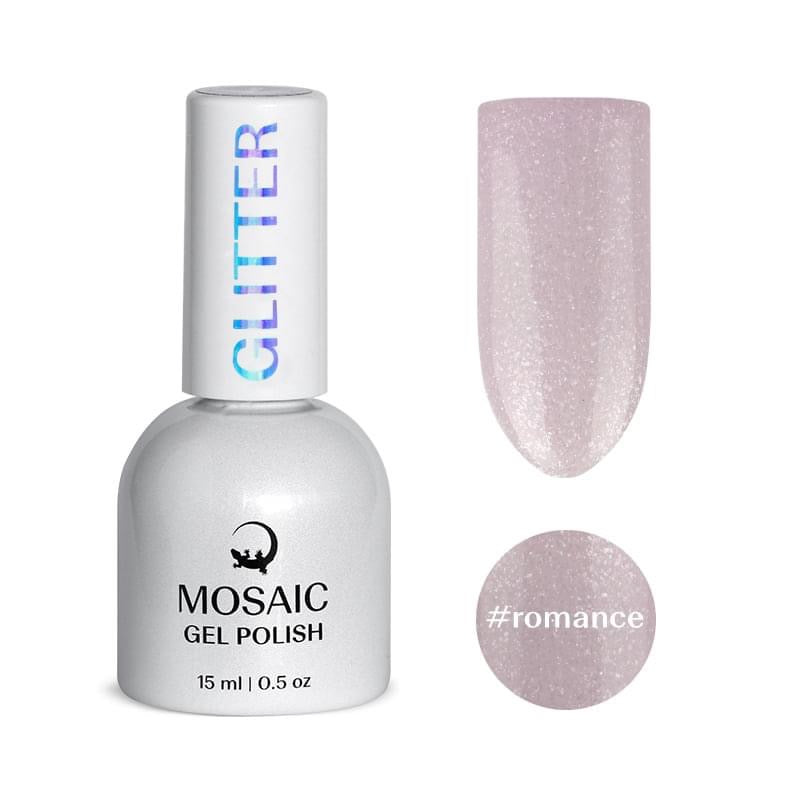 Mosaic gel polish GLITTER #romance