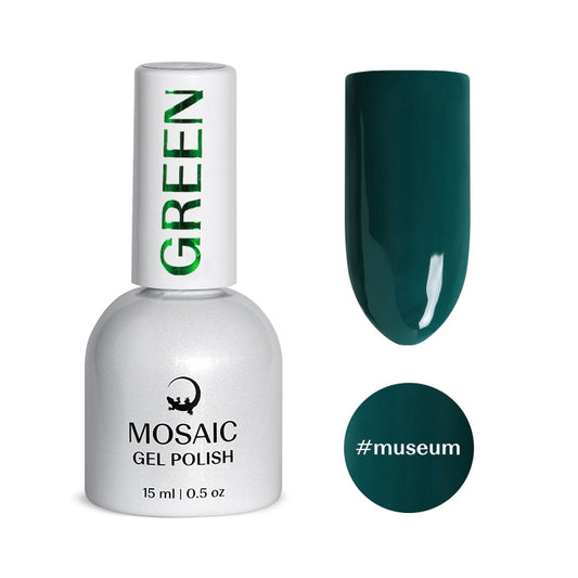 Mosaic gel polish GREEN #museum