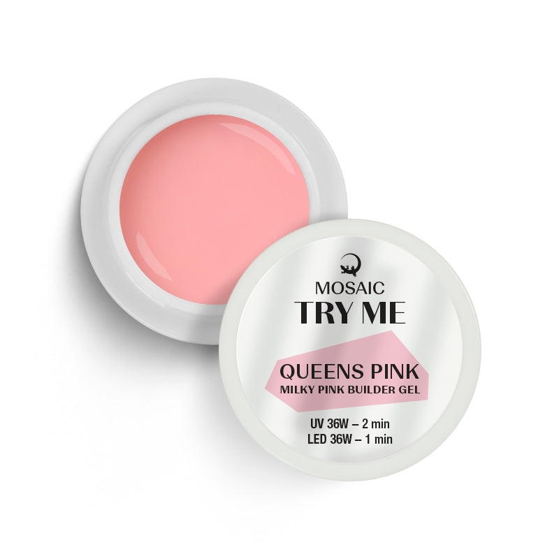 Queens Pink Milky Pink builder gel