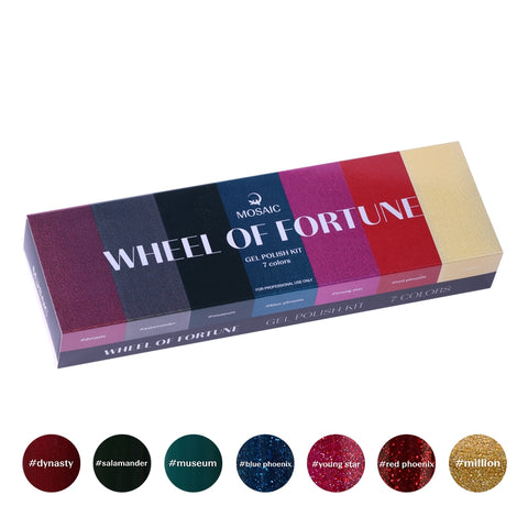 Mosaic gel polish Wheel of fortune kit