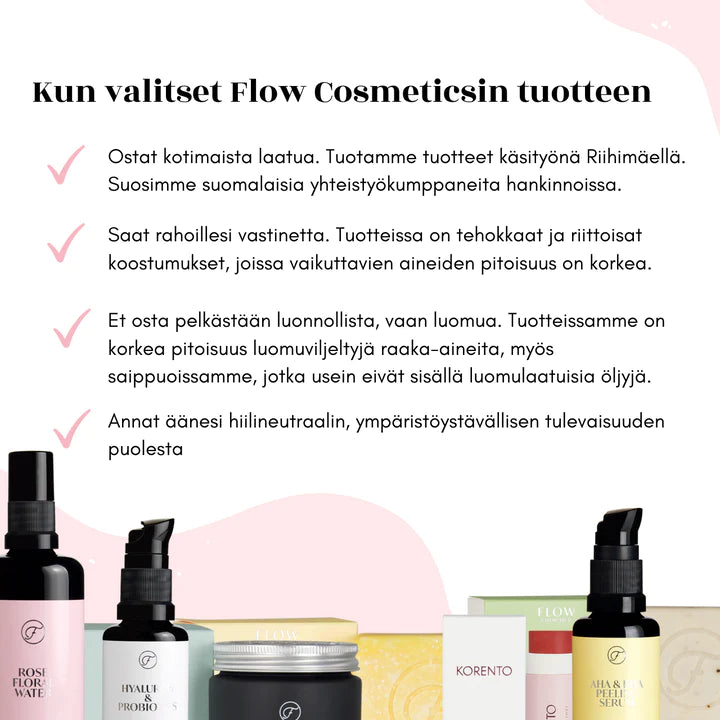 Flow Cosmetics Argan oil ihonhoitoöljy