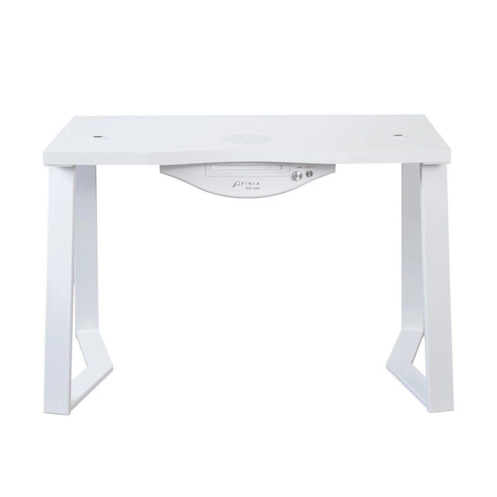 Skrivbord AFINIA Art Deco W vit