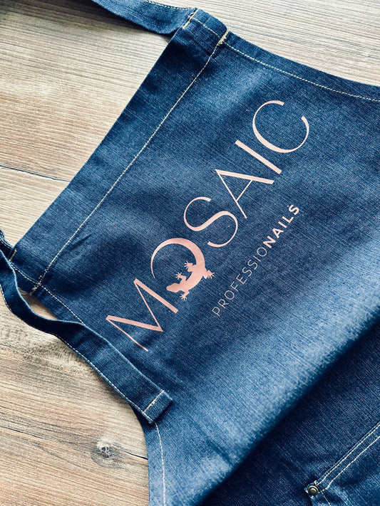 UUSI! Mosaic denim-esiliina