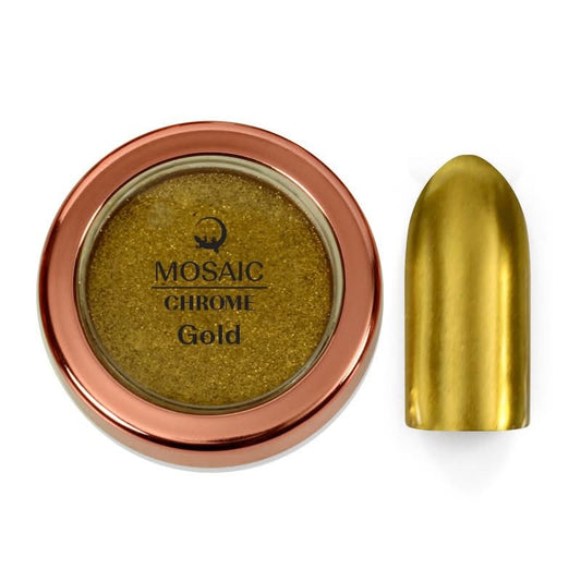 PRESSED Chrome pigment Gold