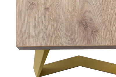 Työpöytä AFINIA Art Deco X Black, erikoispöytälevyllä