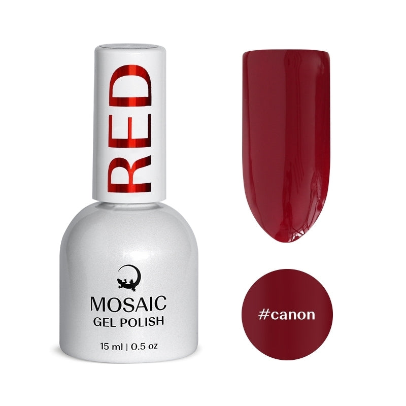 Mosaic gel polish RED #canon