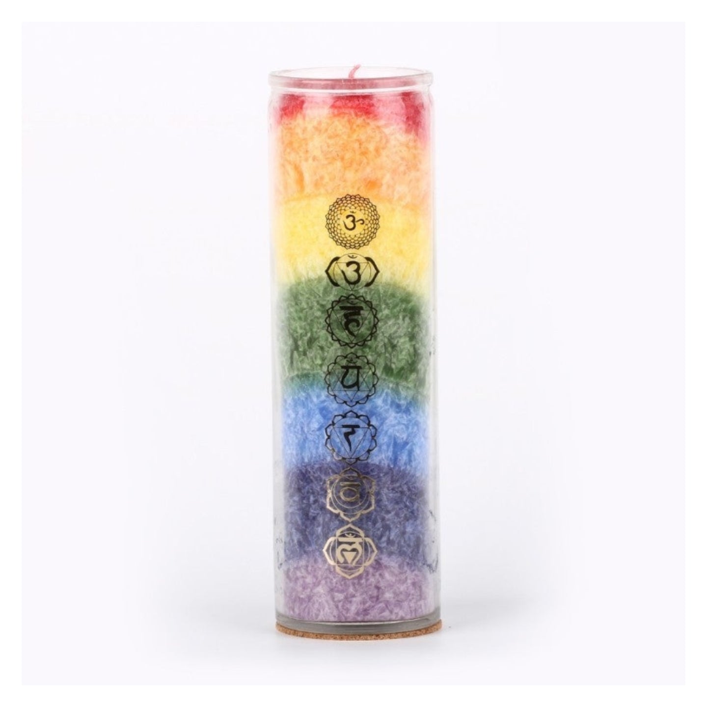 Chakra kynttilä eteerisillä öljyillä 7 Chakras