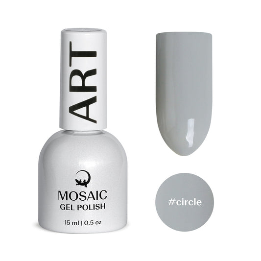 Mosaic gel polish ART #circle
