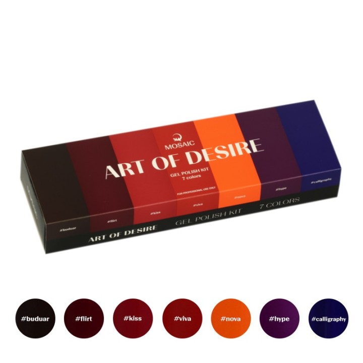 Mosaic gel polish kit Art of Desire