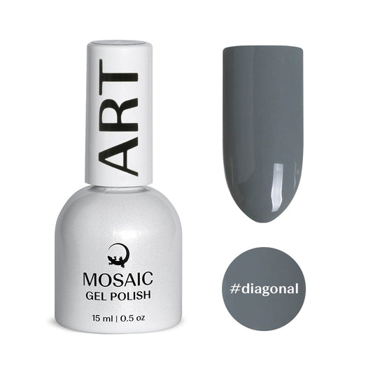 Mosaic gel polish ART #diagonal