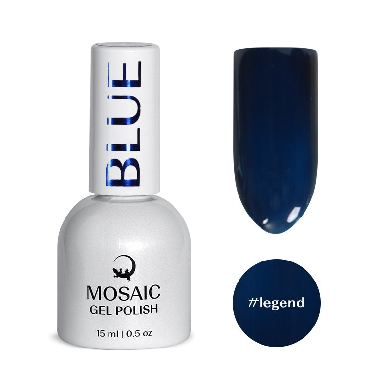 Mosaic gel polish BLUE #legend