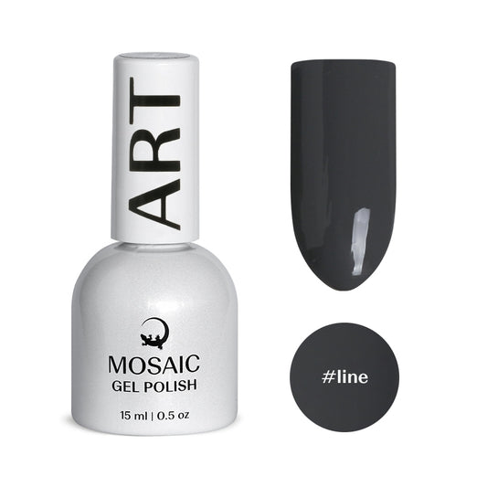 Mosaic gel polish ART #line