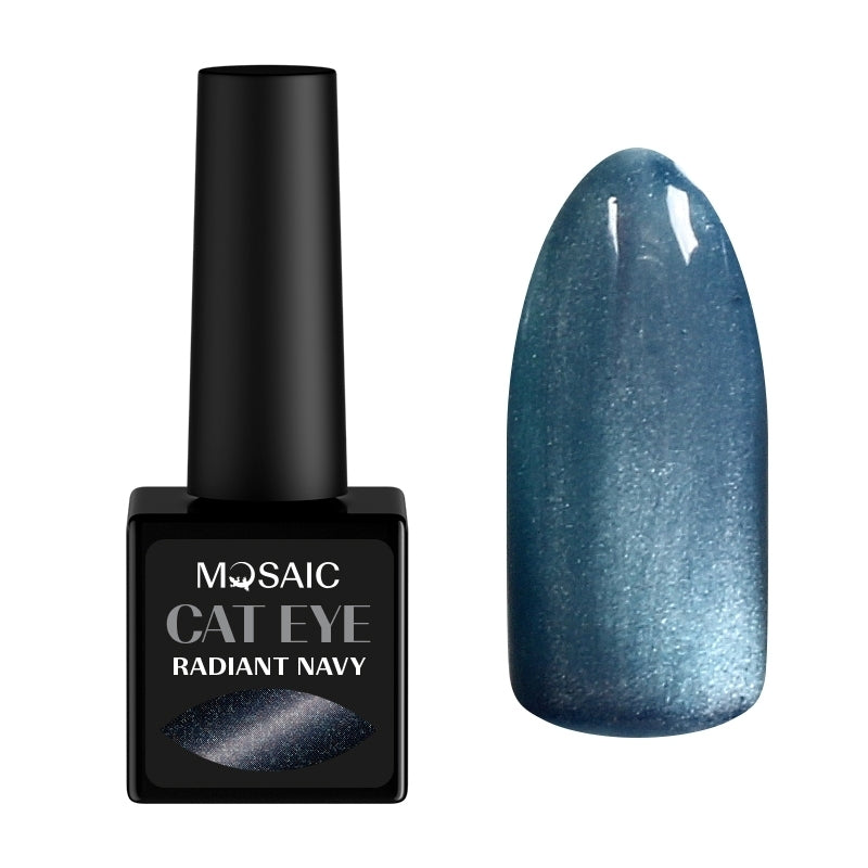 Mosaic gel polish CAT EYE Radiant navy