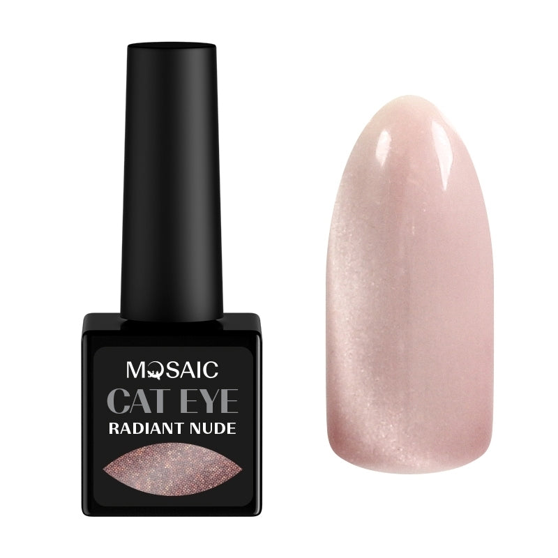 Mosaic gel polish CAT EYE Radiant nude