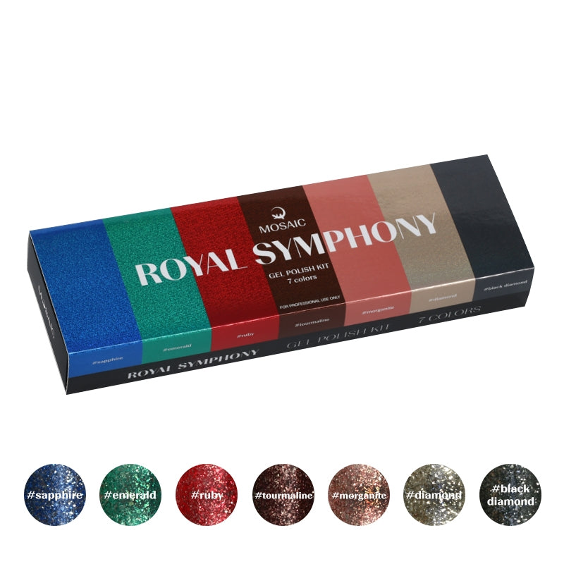 Mosaic gel polish Royal symphony kit