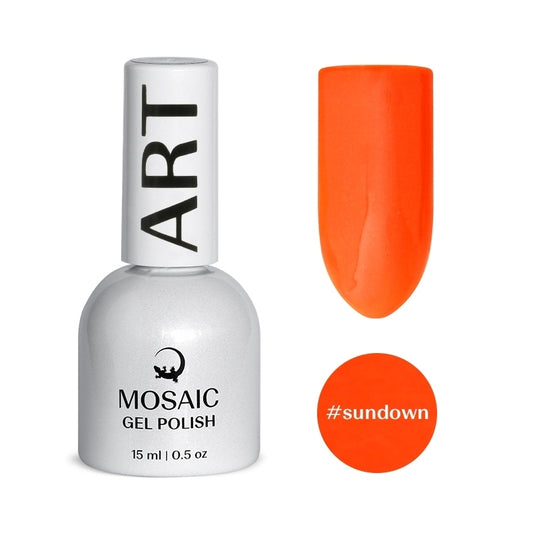 Mosaic gel polish ART #sundown