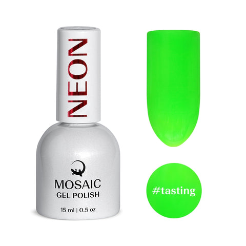 Mosaic gel polish NEON #tasting