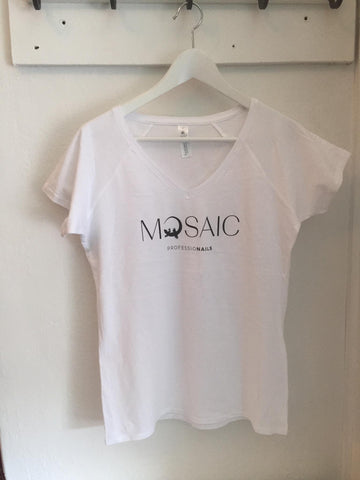 Mosaic Blondie t-paita valkoinen L