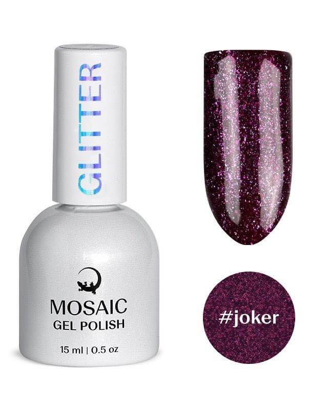 Mosaic gel polish GLITTER #joker