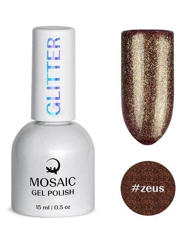Mosaic gel polish GLITTER #zeus