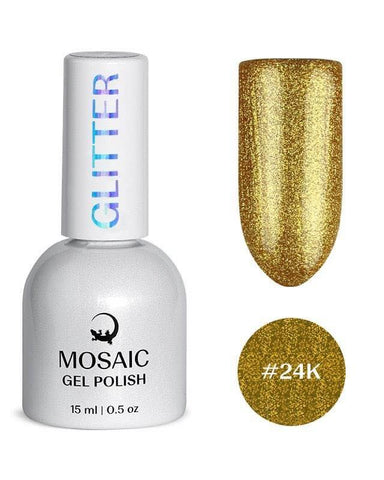 Mosaic gel polish GLITTER #24K