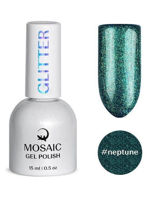 Mosaic gel polish GLITTER #neptune