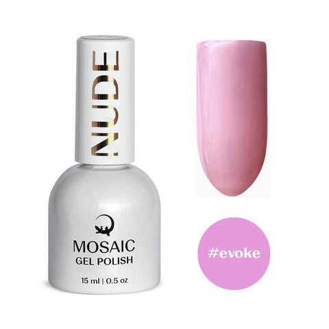 Mosaic gel polish NUDE #evoke