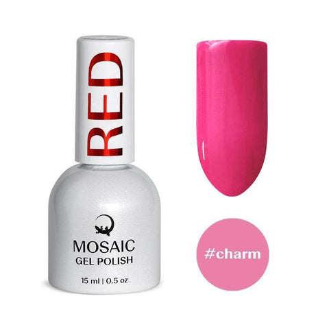 Mosaic gel polish RED #charm