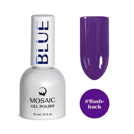 Mosaic gel polish BLUE #flashback