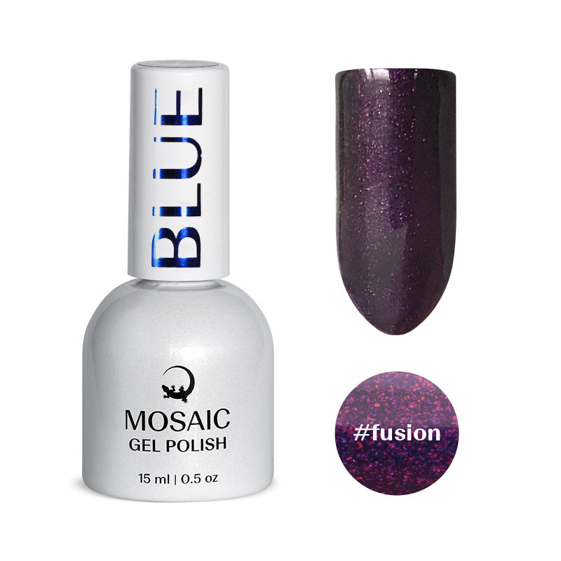 Mosaic gel polish BLUE #fusion