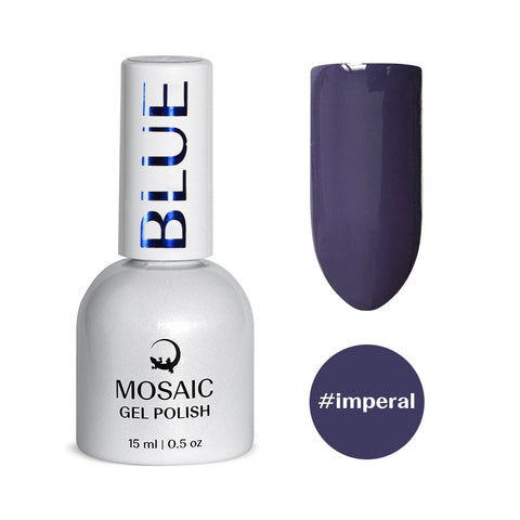 Mosaic gel polish BLUE #imperal