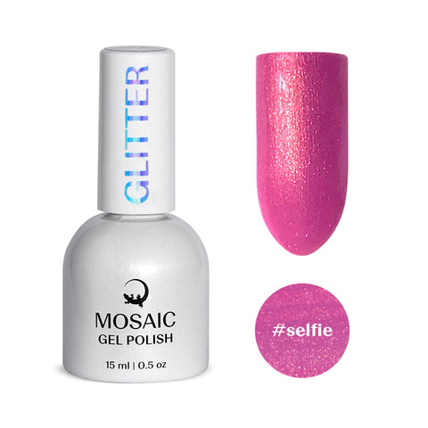Mosaic gel polish GLITTER #selfie