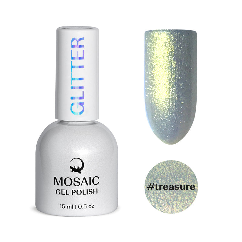 Mosaic gel polish GLITTER #treasure