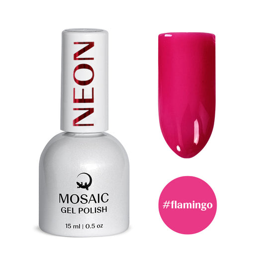 Mosaic gel polish NEON #flamingo
