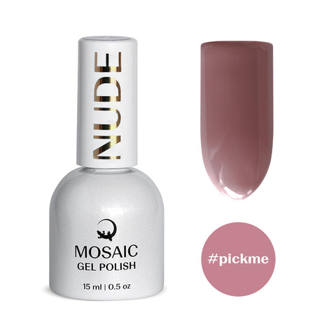 Mosaic gel polish NUDE #pickme