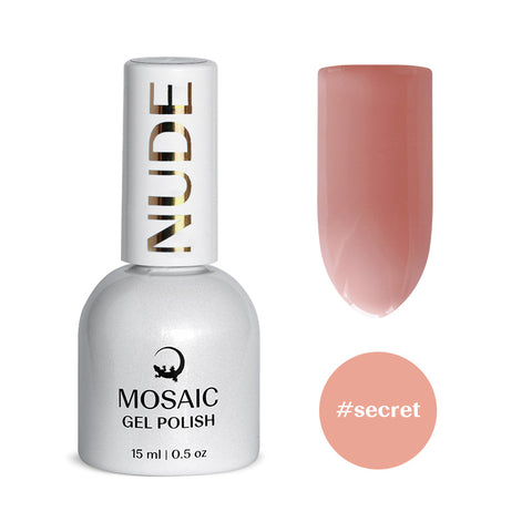 Mosaic gel polish NUDE #secret