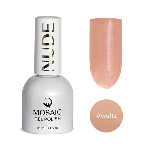 Mosaic gel polish NUDE #waltz
