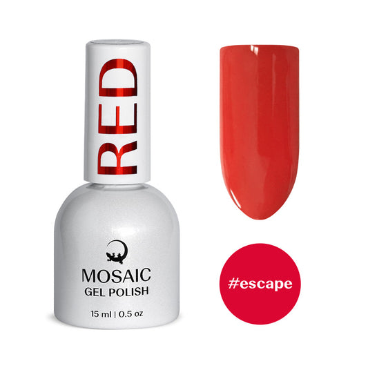 Mosaic gel polish RED #escape