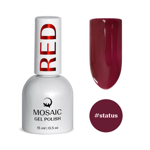 Mosaic gel polish RED #status