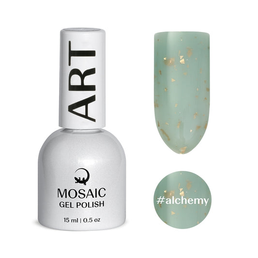 Mosaic gel polish ART #alchemy